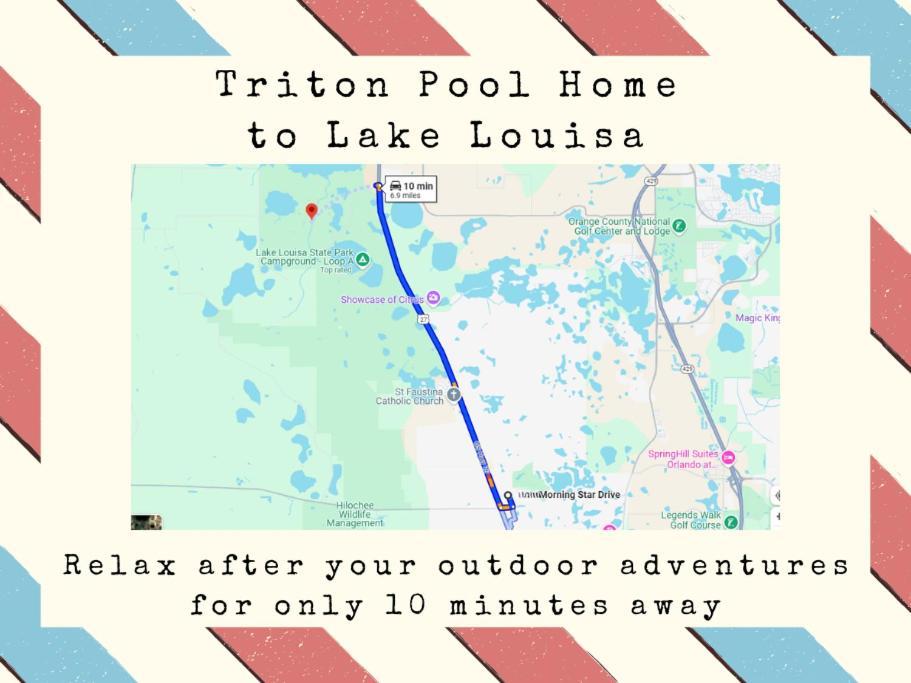 Triton Vacation Pool Home Near Disney Орландо Екстериор снимка